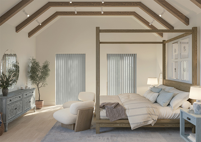 Solento (Blackout), Crisp Grey - Vertical Blind - Image 8